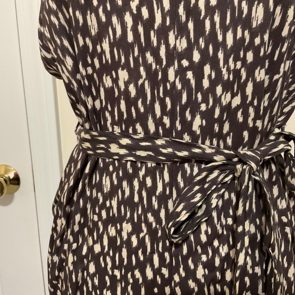 Salty Lemon small animal print spaghetti straps belted wide leg jumpsuit - Picture 5 of 8